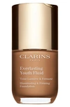 Clarins Everlasting Youth Fluid Foundation In 115 Cognac