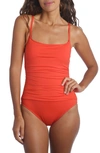 La Blanca Island Goddess One-piece Swimsuit In Orange
