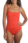 La Blanca Island Goddess One-piece Swimsuit In Paprika