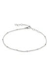 MONICA VINADER MONICA VINADER BEAD STATION CHAIN LINK BRACELET,SS-BL-STCH-NON