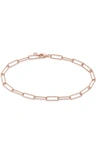 Monica Vinader Alta Textured 18ct Rose Gold-plated Vermeil Sterling Silver Bracelet In Rose Gold