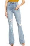 AFRM KAYNE DISTRESSED FLARE JEANS,ARVB026390A