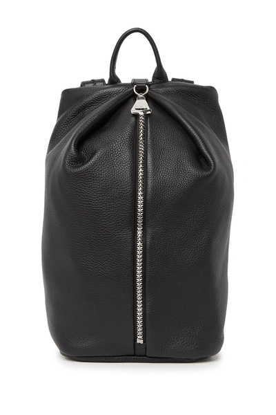 Aimee Kestenberg Tamitha Embroidered Leather Backpack In Black W/ Silver
