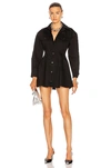 ALEXANDER WANG T FIT AND FLARE JACKET MINI DRESS,TBBY-WD174