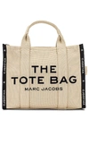 Marc Jacobs Women Beige Canvas The Tote Shopping Bag In Warm Sand