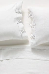 Anthropologie Harmony Hemp Sheet Set By  In White Size Ca Kng Sht