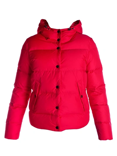 Moncler Women's Lena Matte Puffer Jacket In Dark Pink