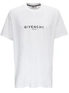 GIVENCHY OVERSIZE JERSEY T-SHIRT WITH VINTAGE LOGO PRINT
