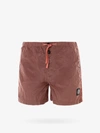 Stone Island Logo-patch Garment-dyed Shell Swim Shorts In Pink