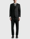THOM BROWNE SUPER 120S WOOL TWILL CLASSIC SUIT AND TIE