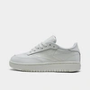 Reebok Women's Cardi B Club C Double Casual Sneakers From Finish Line In Off White/off White