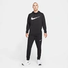 Nike Men's Dri-fit Tapered Training Pants In Black/white