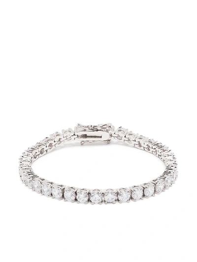 Darkai Gem-embellished Bracelet In Silver