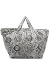 10 CORSO COMO DOODLE-GRAPHIC PRINT PADDED TOTE