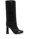 MARCO DE VINCENZO CROC-EFFECT BOOTS