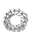 PRAGNELL 18KT WHITE GOLD DIAMOND CUBA LARGE CHAIN BRACELET