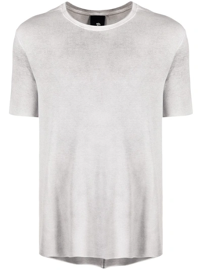 Thom Krom Acid Wash Short-sleeved T-shirt In White