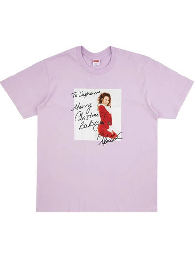 Supreme Mariah Carey T-shirt In Purple