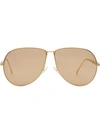 FENDI BAGUETTE PILOT-FRAME SUNGLASSES