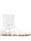 MAISON MARGIELA DRIPPING PAINT-EFFECT BOOTS