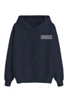 Jack & Jones Graphic Hooded Sweatshirt In Navy Blazerrelax