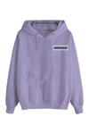 Jack & Jones Graphic Hooded Sweatshirt In Lavenderrelax