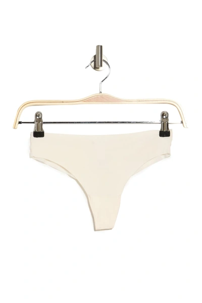 Dkny Modern Lines Thong In Vanilla