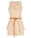ALEXIS DARBY BELTED SLEEVELESS ROMPER,060084304166