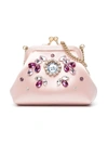 DOLCE & GABBANA CRYSTAL-EMBELLISHED BAG