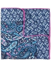 KITON PAISLEY-PRINT SILK HANDKERCHIEF