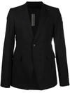 RICK OWENS SINGLE-BREASTED BLAZER