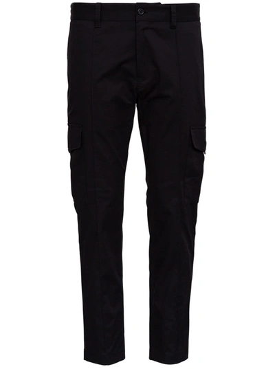 Dolce & Gabbana Black Cotton Pants