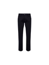 Prada Slash Pocket Trousers In Blue
