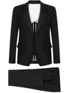 Dsquared2 Suit With Chest Pocket And Notched Lapels In Black
