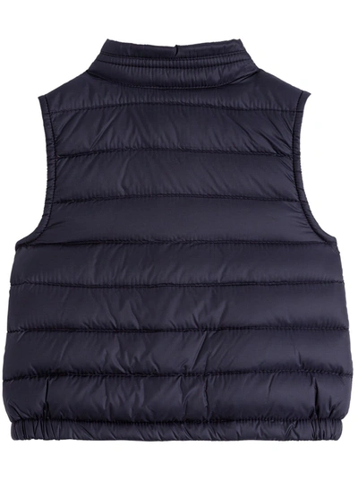 Moncler Kids Vest New Amaury Vest For For Boys And For Girls In Blue