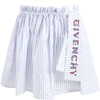 GIVENCHY MULTICOLOR SKIRT FOR GIRL WITH LOGO,11709251