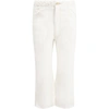 CHLOÉ WHITE JEANS FOR GIRL WITH LOGO,11709181
