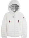 Moncler Kids White Down Sill Jacket In White