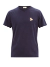 Maison Kitsuné Chillax Fox Patch Classic T-shirt In Navy