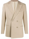 NANUSHKA HOUNDSTOOTH CHECK DOUBLE-BREASTED BLAZER