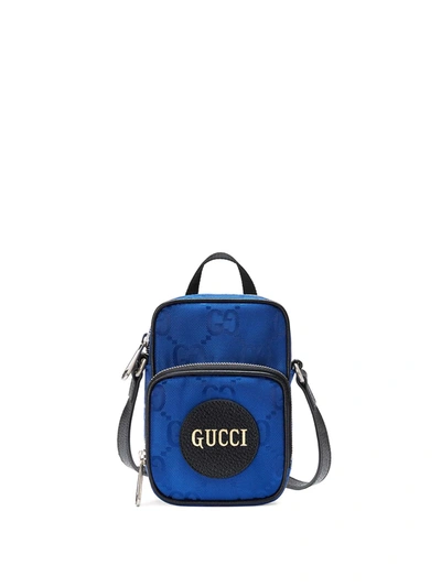 Gucci Blue Off The Grid Mini Messenger Bag In Oriental Blue