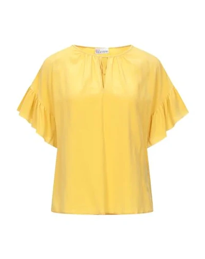 Red Valentino Blouses In Yellow