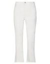 MANILA GRACE MANILA GRACE WOMAN JEANS WHITE SIZE 27 COTTON, ELASTANE,42822115IG 5