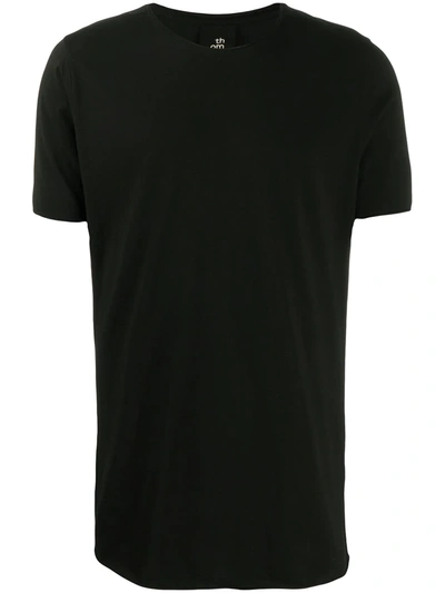 Thom Krom Short-sleeve Fitted T-shirt In Black