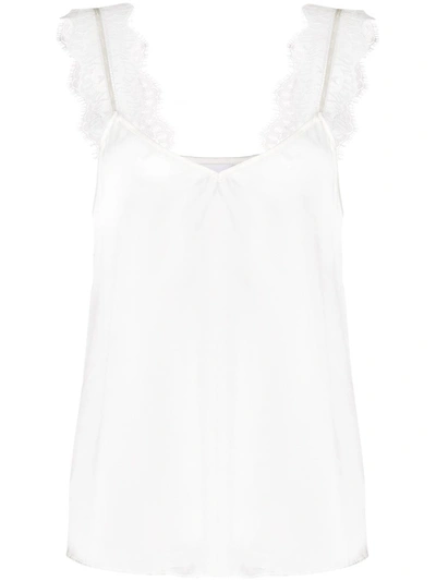 Cami Nyc Chelsea Lace-strap Top In White