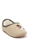 Joules Faux Fur Lined Slipper In Crmdog