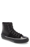 Allsaints Waylon High Top Sneaker In Black