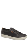 Ecco Soft Vii Lace-up Sneaker In Grey Oiled Nubuck