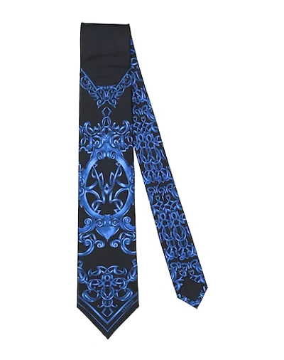 Versace Ties & Bow Ties In Dark Blue