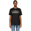 GIVENCHY BLACK RHINESTONE LOGO MASCULINE T-SHIRT